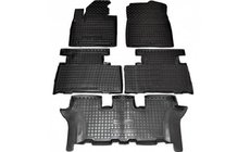 Kia Sorento III UM 2014-2020 Alfombrillas de goma con borde 7 plazas (Autogumm) foto 1