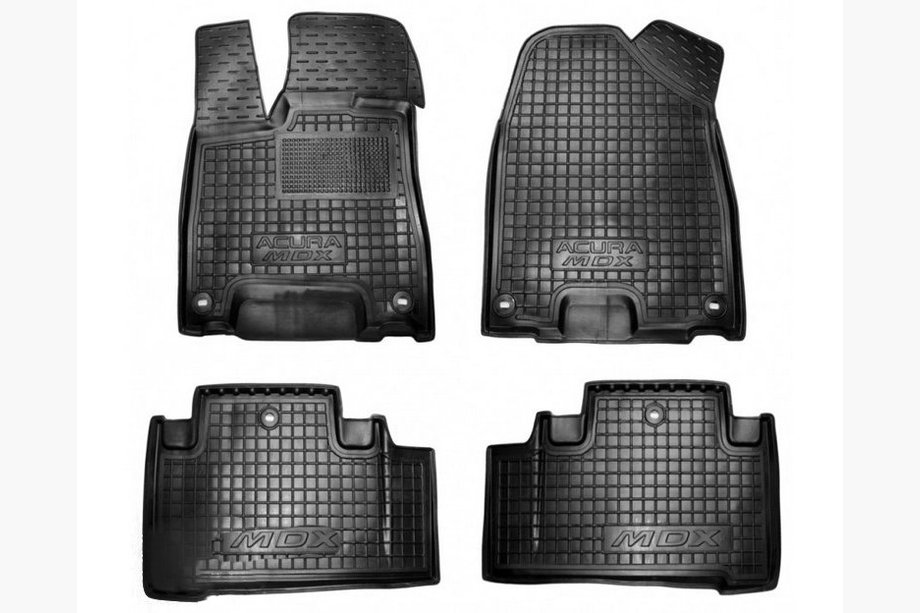 Acura MDX 2013-2020 Alfombrillas de goma con borde (Autogumm) Image