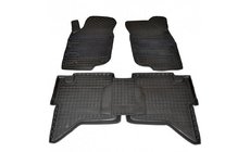 Toyota Hilux 2006-2015 Alfombrillas de goma con borde (Autogumm) foto 1