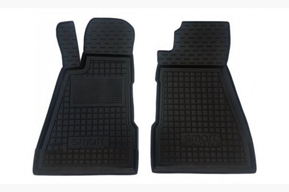 Smart 2007-2014 Alfombrillas de goma con borde 452 Roadster (Autogumm) Image