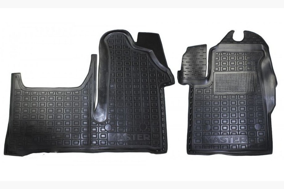 Renault Master 2011-2023 Alfombrillas de goma con borde (Autogumm) Image