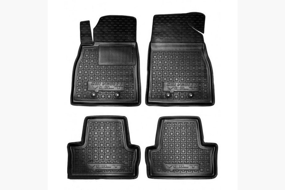 Chevrolet Volt 2010-2016 Alfombrillas de goma con borde (Autogumm) Image