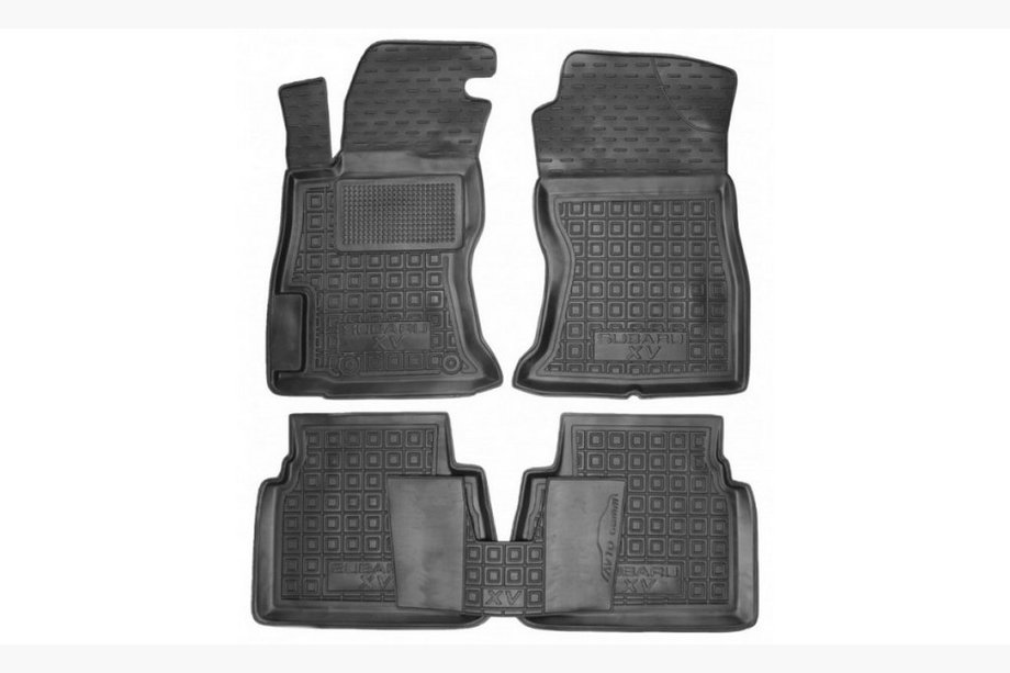Subaru XV 2017-2023 Alfombrillas de goma con borde (Autogumm) Image