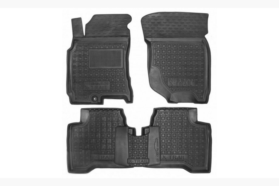 Nissan X-trail T30 2002-2007 Alfombrillas de goma con borde (Autogumm) Image