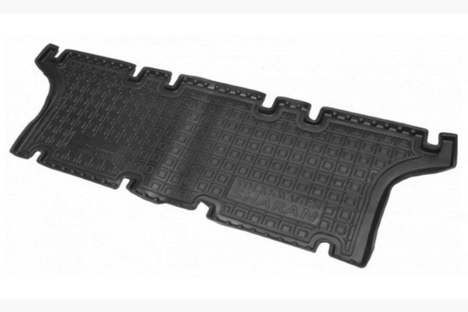 Volkswagen Sharan 1995-2010 Alfombrillas de goma con borde 1995-2000 tercera fila (Autogumm) Image