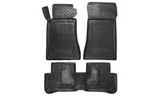 Mercedes C-class W203 2000-2007 Alfombrillas de goma con borde (Autogumm) foto 1