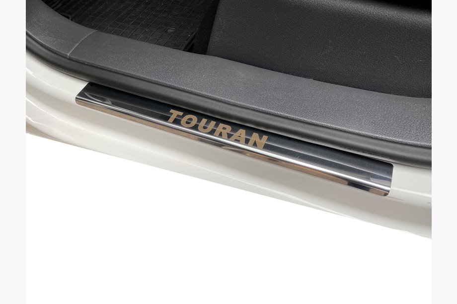 Volkswagen Touran 2010-2015 Protector de umbral Carmos (4 uds, acero inoxidable) Foto 1