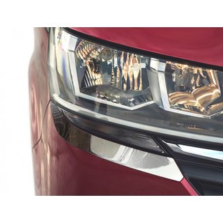 Pestañas para faros 2019+ (2 uds, acero inoxidable) Volkswagen T6 2015-2024 foto 1