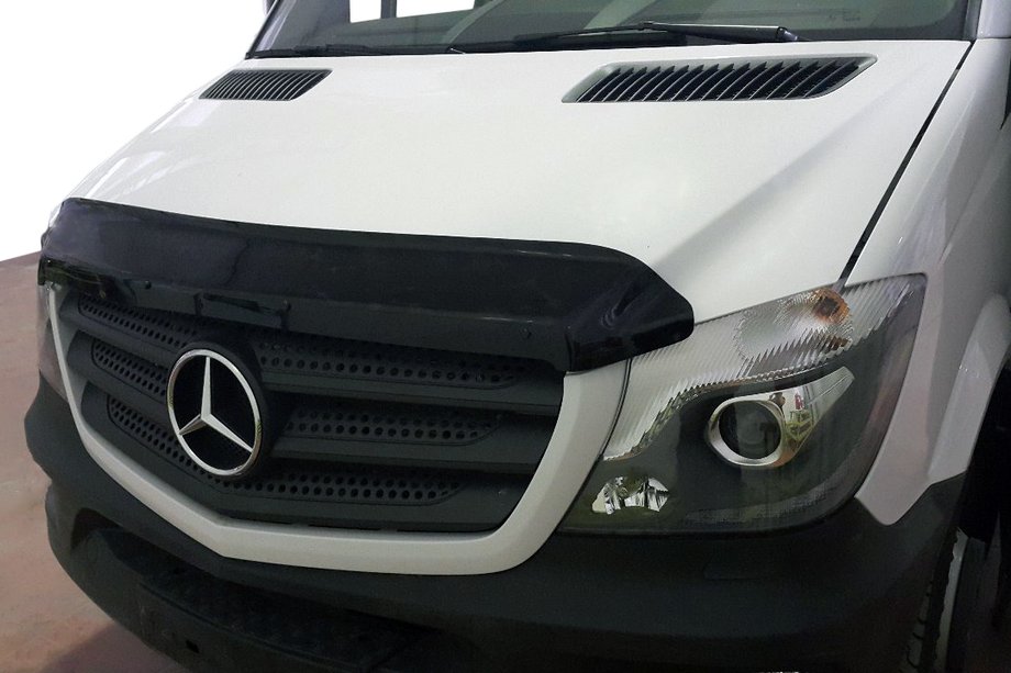 Mercedes Sprinter W906 2006–2018 Deflector de capó 2013+ (V2, EuroCap) Foto 12
