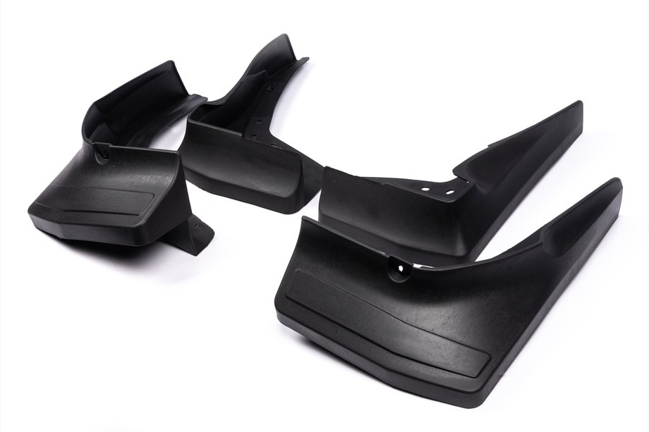 Mercedes GL/GLS class X166 2012-2019 Guardabarros Premium con estriberas (para Base, 4 uds) Image