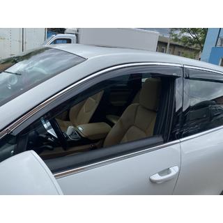 Deflectores de ventana con tira cromada (4 uds, HIC) Porsche Cayenne 2010-2017 foto 1