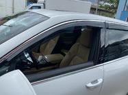 Porsche Cayenne 2010-2017 Deflectores de ventana con tira cromada (4 uds, HIC) foto 1