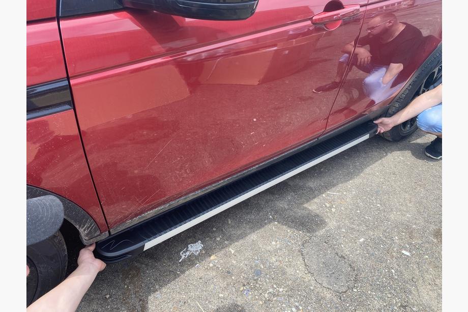 Land Rover Discovery Sport 2014- Estribos Laterales Maya V1 (2 uds., Aluminio) 2014-2019 Foto 3