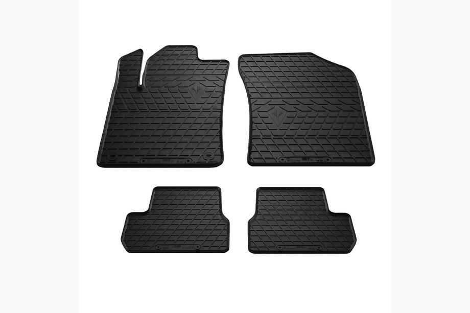 Citroen C-3 2009–2016 Alfombrillas de goma (4 uds, Stingray Premium) Image