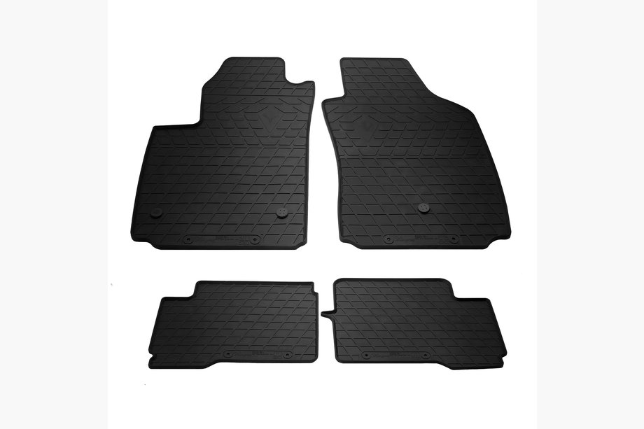 Fiat 500/500L 2013-2022 Alfombrillas de goma 500 electric (4 uds, Stingray Premium) Image