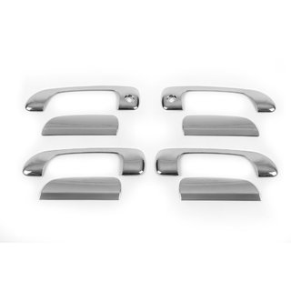 Cubiertas de Manijas Cromadas (8 pzs, Acero Inoxidable) Honda Civic Sedan VII 2001-2006 foto 2