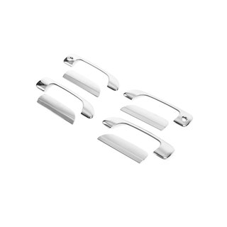 Cubiertas Cromadas para Manijas de Puerta (8 uds, Plástico) Honda Civic Sedan VII 2001-2006 foto 2