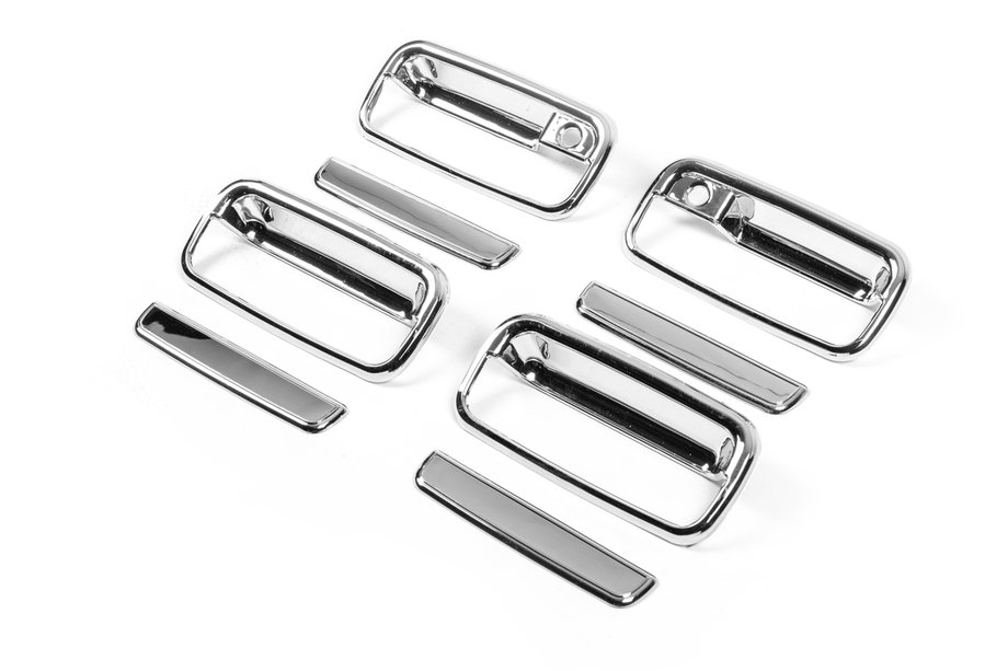 Toyota Land Cruiser 90 Prado 1996-2002 Cubiertas Cromadas para Manijas de Puerta (8 uds, Plástico) Image