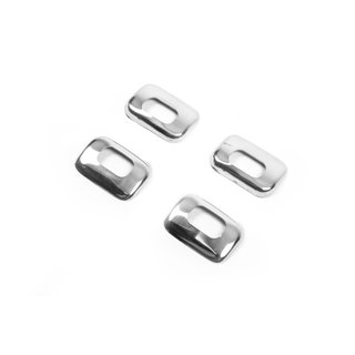 Cubiertas para botones interiores (4 uds, acero inoxidable) Dacia Duster 2008-2018 foto 3