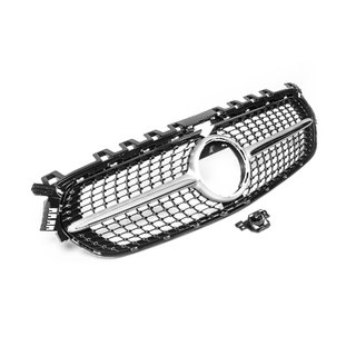 Parrilla Delantera Diamond Silver (para Base) Mercedes B-class W247 2019- foto 3