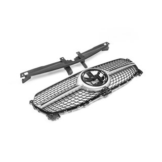 Parrilla delantera Diamond Silver (para Base 2018-2023) Mercedes GLE W167 2018- foto 2