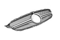 Mercedes C-class W205 2014-2021 Parrilla Delantera AMG Silver (para Avantgarde/AMG-Line/C43 AMG) foto 5