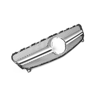 Parrilla Delantera AMG Silver (2015-2018) Mercedes A-сlass W176 2012-2018 foto 1