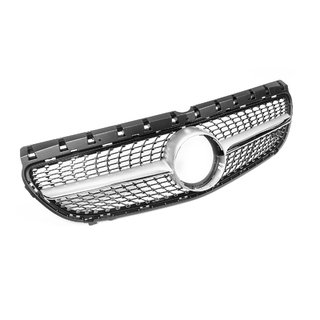 Parrilla Delantera Diamond Silver (2015-2018) Mercedes B-class W246 2011-2018 foto 3