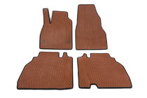 Renault Kangoo 2008–2020 Alfombrillas EVA (rojo ladrillo) Delanteros foto 1