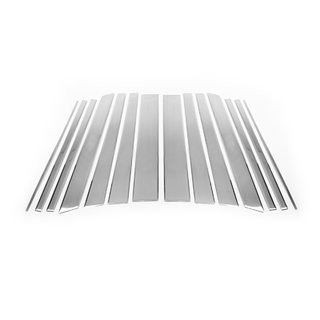 Molduras de Acero Inoxidable para Pilares de Puerta (14 pcs) foto 2