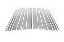 Range Rover III L322 2002-2012 Molduras de Acero Inoxidable para Pilares de Puerta (14 pcs) foto 2