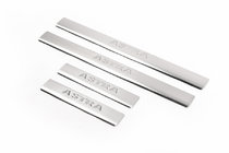Opel Astra G classic 1998-2012 Cubiertas de estribos Omsa acero inoxidable foto 1