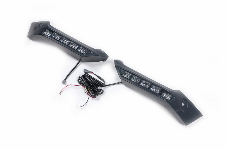 Mercedes G class W463 1990-2018 Inserciones LED para parachoques AMG (2 uds) Image
