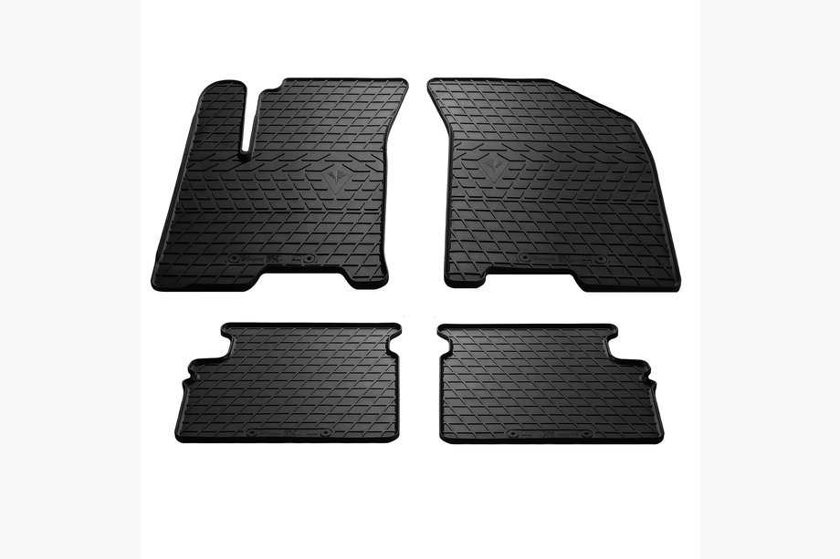 Chevrolet Aveo T200 2002-2008 Alfombrillas de goma (4 uds, Stingray Premium) Image
