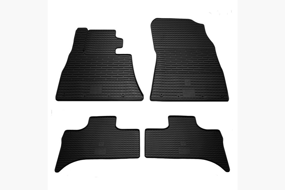 BMW X5 E53 1999–2006 Alfombrillas de goma (4 uds, Stingray Premium) Image