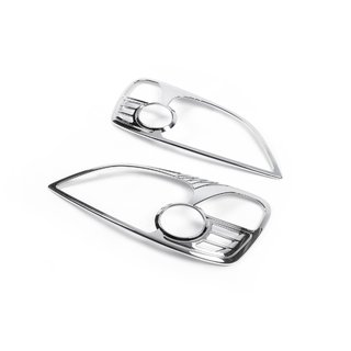 Cubiertas de Faros Cromadas (2 uds, plastico) Honda Civic Sedan VII 2001-2006 foto 2