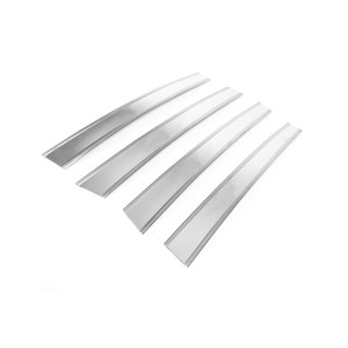 Cubiertas de pilares de acero inoxidable (4 uds) Honda Civic Sedan VII 2001-2006 foto 3