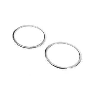Cubiertas Cromadas para Faros Antiniebla (2009-2013, 2 uds, Acero Inoxidable) Skoda Yeti 2009-2017 foto 2