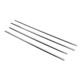 Molduras de Ventanas Acero Inoxidable (4 uds) Mitsubishi Pajero Wagon IV 2006-2021 foto 2