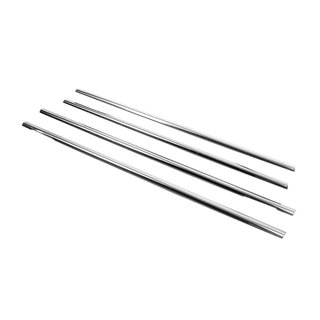 Molduras de ventanas acero inoxidable (4 uds) Opel Vectra B 1995-2002 foto 2