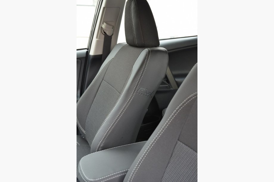 Toyota Rav 4 2013-2018 Fundas de Asientos de Coche (Polipiel↗Tela, Premium) Foto 6