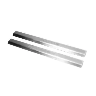 Placas de umbral Laser-Style (2 uds, acero)