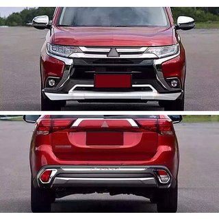 Extensiones delanteras y traseras (2 uds., 2015-2018) Mitsubishi Outlander 2012-2021 foto 1