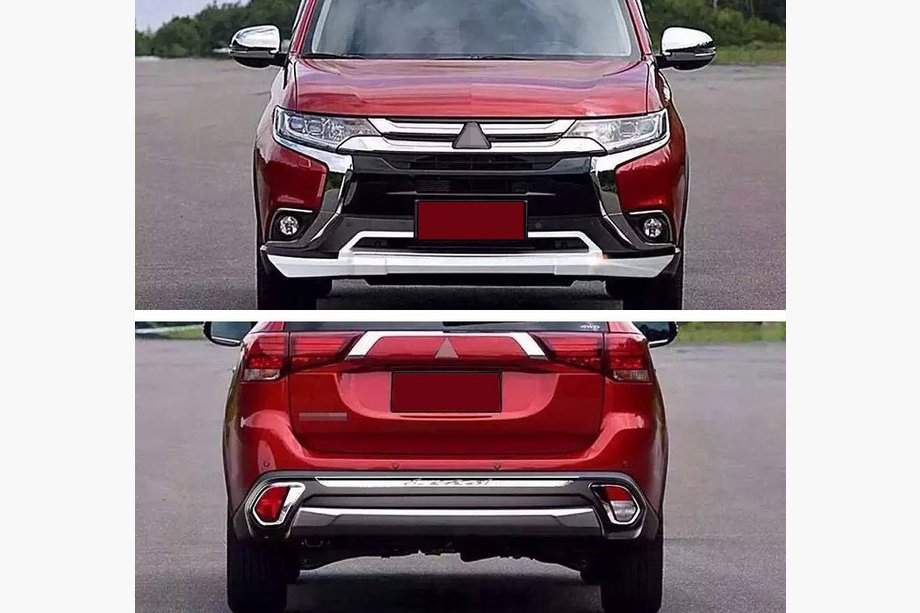 Mitsubishi Outlander 2012-2021 Extensiones delanteras y traseras (2 uds., 2015-2018) Image