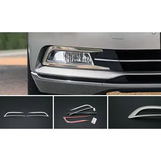Cubiertas para faros antiniebla 2015-2018 (2 uds, acero inoxidable)