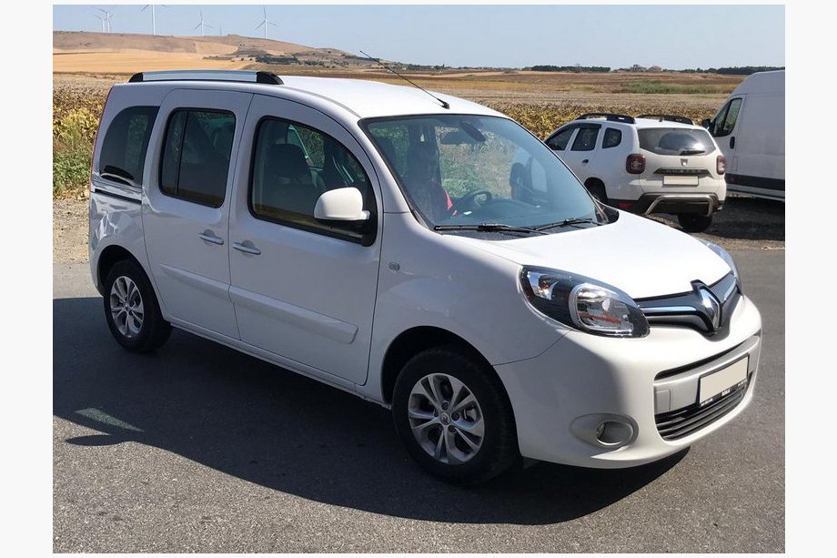 Renault Kangoo 2008–2020 Barras de techo integradas (cromo) Image