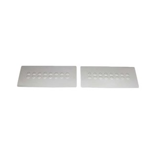 Placas de umbral interiores OmsaLine (2 uds, Acero inoxidable)