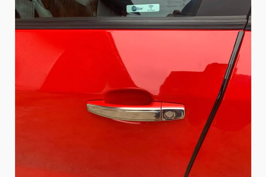 Chevrolet Epica 2006-2014 Cubiertas de Manijas de Puerta CROMADAS ESTRECHAS (4 uds, Acero Inoxidable, Omsa) Image