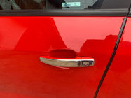 Chevrolet Aveo T250 2005-2011 Cubiertas de Manijas de Puerta CROMADAS ESTRECHAS (4 uds, Acero Inoxidable, Omsa) foto 1