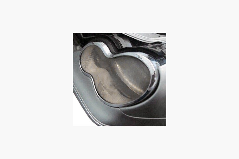 Mercedes C-class W203 2000-2007 Cubiertas de faros (2 uds., Plástico) Foto 2